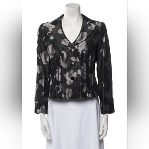 Giorgio Armani Sz 8 Collezioni 2004 Silk Blend Blazer